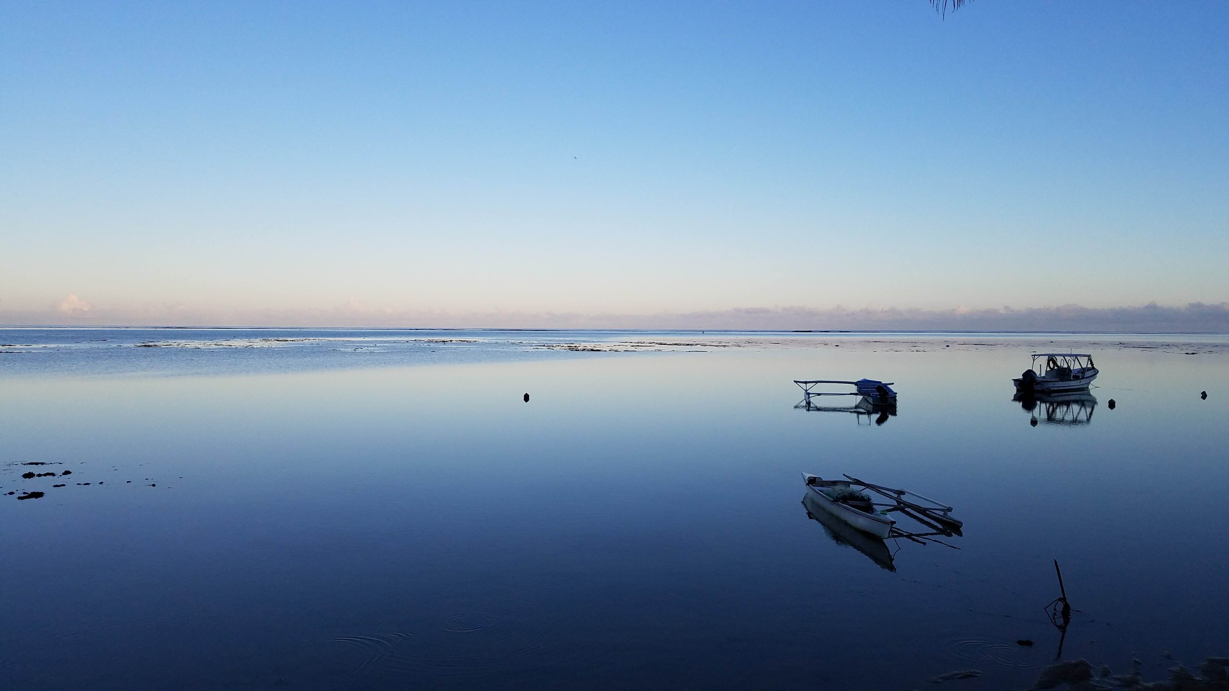 calm ocean at sunset